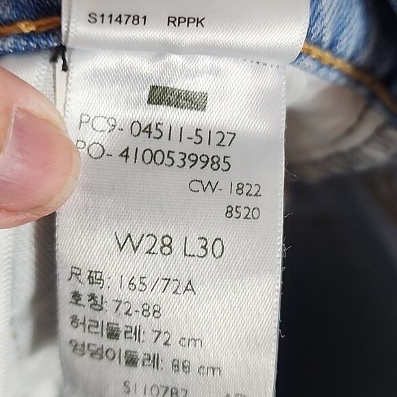 Levi's 511 Slim Jeans, 28x30, NWT - Picture 10 of 10